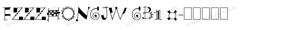 FZZZHONGJW GB1 0字体转换